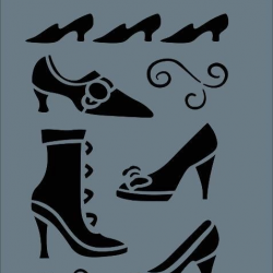 Mey İthalat® Rich New Seri N-258 Stencil 35x25 cm