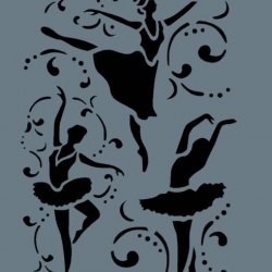 Mey İthalat® Rich New Seri N-312 Stencil 35x25 cm