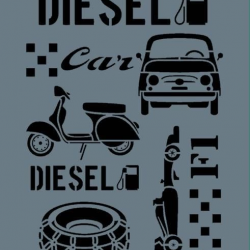 Mey İthalat® Rich New Seri N-314 Stencil 35x25 cm