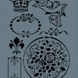 Mey İthalat® Rich New Seri N-330 Stencil 35x25 cm