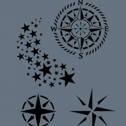 Mey İthalat® Rich New Seri N-343 Stencil 35x25 cm