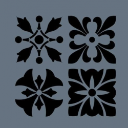 Mey İthalat® Rich New Seri N-348 Stencil 35x25 cm