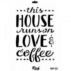 Mey İthalat® Rich New Seri N-362 Stencil 35x25 cm