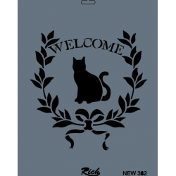 Mey İthalat® Rich New Seri N-382 Stencil 35x25 cm