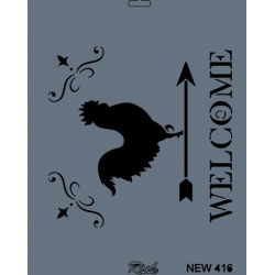 Mey İthalat® Rich New Seri N-416 Stencil 35x25 cm