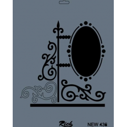 Mey İthalat® Rich New Seri N-436 Stencil 35x25 cm