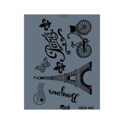 Mey İthalat® Rich New Seri N-452 Stencil 35x25 cm
