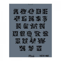 Mey İthalat® Rich New Seri N-465 Stencil 35x25 cm