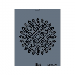 Mey İthalat® Rich New Seri N-473 Stencil 35x25 cm