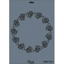 Mey İthalat® Rich New Seri N-574 Stencil 35x25 cm