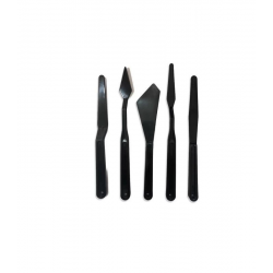 Mey İthalat® Rich Siyah Spatula Seti 5 Parça