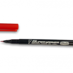 Mey İthalat® Rikoty G-0921 Kırmızı 1 mm Uçlu Süper Marker Kalem