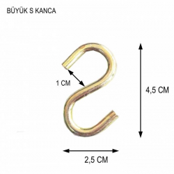 Mey İthalat® S Büyük Kanca