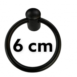 Mey İthalat® Sarkaç Siyah Uzun Halka