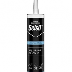 Mey İthalat® Selsil 07 Akvaryum Silikonu Şeffaf 280 ml