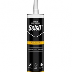 Mey İthalat® Selsil 12 Ayna Silikonu Şeffaf 280 ml
