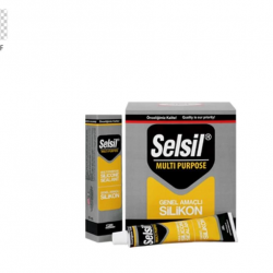 Mey İthalat® Selsil Genel Amaçlı Tüp Silikon 50 ml Şeffaf