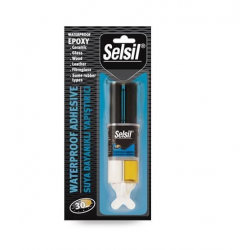 Mey İthalat® Selsil Suya Dayanıklı Epoksi Şeffaf Yapıştırıcı 28 gr