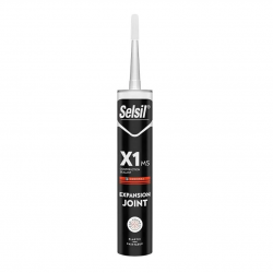 Mey İthalat® Selsil X1 MS 290 ml Polimer Mastik Beyaz Islak Zemin İçin