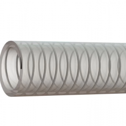 Mey İthalat® Sertsan 50 mm Şeffaf Çelik Telli Emiş Hortumu 2 Metre