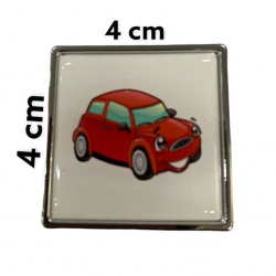 Mey İthalat® Simge Kare Krom Çekmece Düğmesi