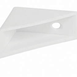 Mey İthalat® Sineklik Köşe Mukavemet Takozu Beyaz Muska