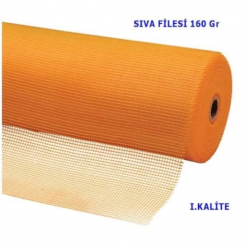 Mey İthalat® Sıva Filesi Turuncu 160 Gr 50 Metre