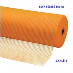 Mey İthalat® Sıva Filesi Turuncu 160 Gr 50 Metre