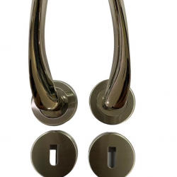 Mey İthalat® Sofuoğlu Rozet Lerzan Nikel Saten Oda Kapı Kolu