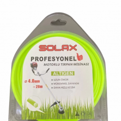 Mey İthalat® Solax Altıgen Tırpan Misinası 4 mm 28 Metre