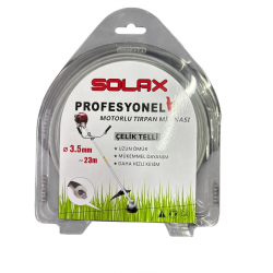 Mey İthalat® Solax Çelik Telli Tırpan Misinası 3,5 mm 23 Metre