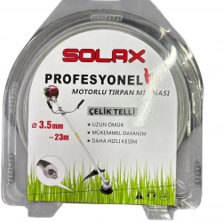 Mey İthalat® Solax Çelik Telli Tırpan Misinası 3,5 mm 23 Metre