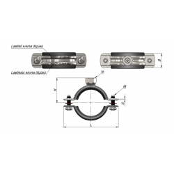 Mey İthalat® Somunlu Boru Kelepçesi 1/2