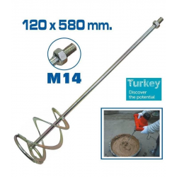 Mey İthalat® Topshop TH14343 Boya Alçı ve Harç Karıştırıcı Uç 120x580 mm