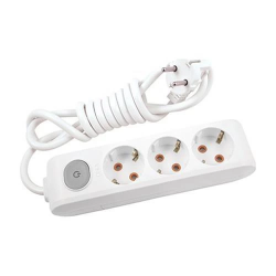 Mey İthalat® Viko Multi-let Kablolu Grup Priz 3 lü 2 Metre