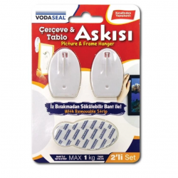 Mey İthalat® Vodaseal Çerçeve ve Tablo Askısı 2’li Set