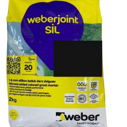 Mey İthalat® Weber Joint Sil 413 Siyah Derz Dolgu 2 Kg