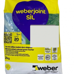 Mey İthalat® Weber Joint Sil 437 Açık Gri Derz Dolgu 2 Kg