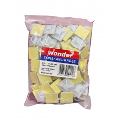 Mey İthalat® Wonder 25X25 Yapışkan Kroşe (100 Adet)