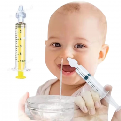 Mey İthalat® Yeniden Kullanılabilir, Manuel Burun Temizleyici 10ml Kapasiteli Burun Açıcı Şırınga