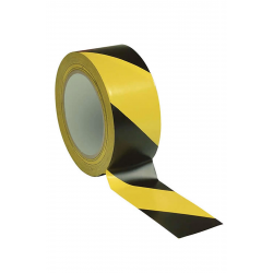 Mey İthalat® Yer İşaretleme Bandı Sarı Siyah 50 mm 30 Metre