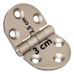 Mey İthalat® Yüksel Oval Alüminyum Kasa Menteşesi 3 cm