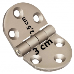 Mey İthalat® Yüksel Oval Alüminyum Kasa Menteşesi 3 cm