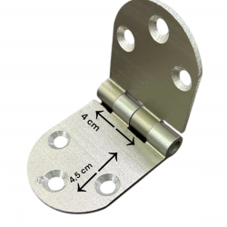 Mey İthalat® Yüksel Oval Alüminyum Kasa Menteşesi 4 cm