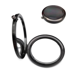 Promosyon Cep Aynası (Siyah Renk)