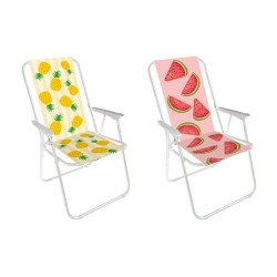 Renkli Karpuzlu Plaj Sandalyesi | Taşınabilir ve Hafif