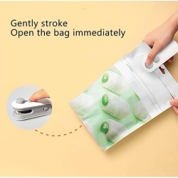 Mini Şarj Edilebilir Poşet Kapatıcı ve Kesici