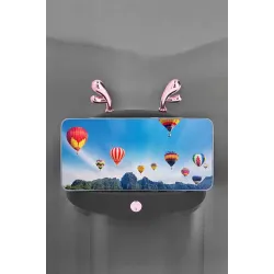 Mey İthalat® Bluetooth Hoparlör Telefon Tutuculu Akıllı Hoparlör Uzun Pil Ömrü