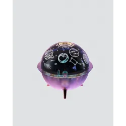 Mey İthalat® Uzay Temalı Projeksiyonlu Nemlendirici USB Güçlü Gece Lambası